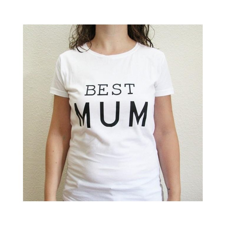 Camiseta para mamá BEST MUM - Maminébaba